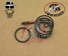 F&R ORIGINAL LOWRIDER BICYCLE STEEL SQUARE TWISTED BLACK BASEBALL BAT HOLDER.