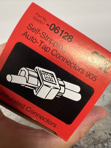 50pc 3M Scotchlok 905 Red Self-Stripping Electrical Tap Connector 06128 - Picture 12 of 13