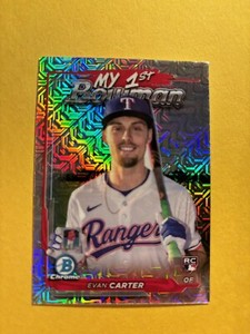 2024 Bowman Chrome - My 1st Bowman  Mojo Refractor #M1B-7 Evan Carter (RC)