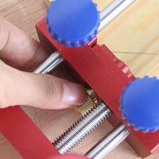 Woodworking Tenoning Safety Clamp Aluminum Alloy Manual Pusher Guide Clamp