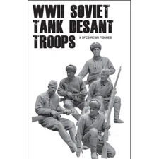 Border Model #BR-004 1/35 WWII Soviet Tank Desant Troops-Not included tank