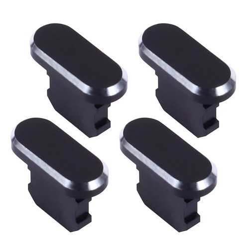 4 szt. Metalowe zatyczki otworów USB Osłona ochronna portu ładowania - Zdjęcie 5 z 12