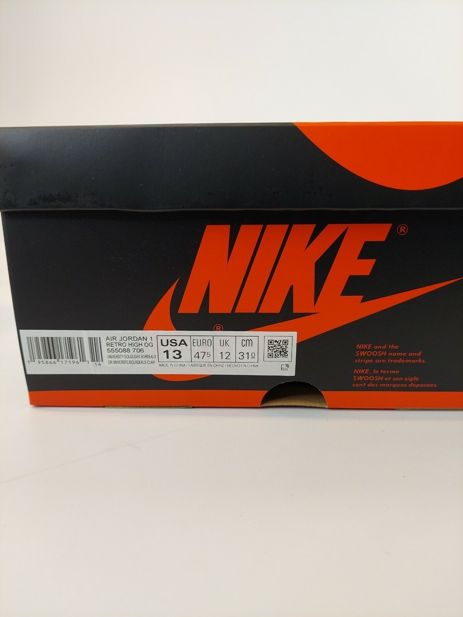 Nike air jordan 1 brotherhood. Men's sz 13 ds New with og box