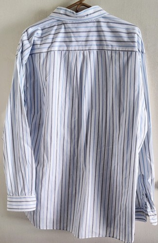 Tommy Hilfiger Mens Size 18 1/2 XL White Striped Dress Shirt. NWOT. Long Sleeve. - Picture 4 of 6