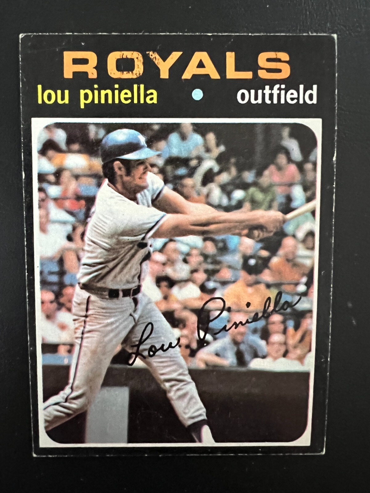 1971 Topps Lou Piniella #35 Kansas City Royals NM