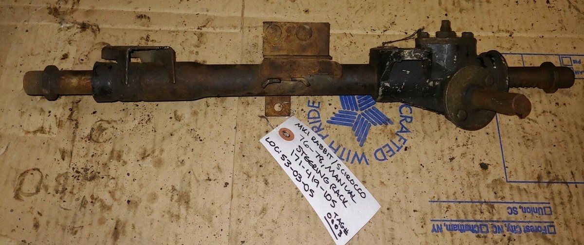VW MK1 Scirocco Rabbit Manual Steering Rack 76-78 vw # 171