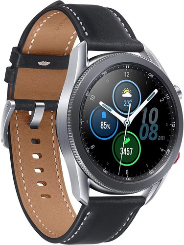 Samsung Galaxy Watch3 SM-R845 LTE 45mm Smartwatch HRM SS Kopf nur silber (B) - Bild 3 von 5