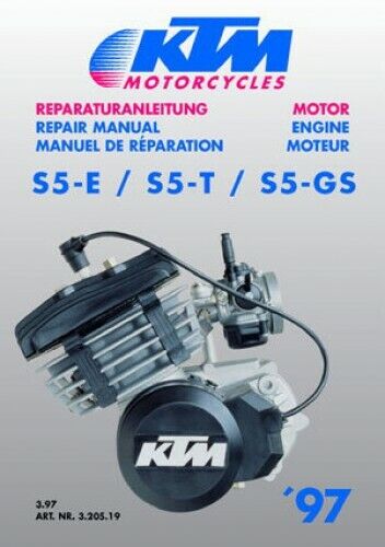 1997-2001 KTM 50 Motorcycle Engine Repair Manual - Picture 1 of 1