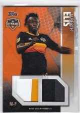 2019 Topps MLS Single Player Dual Relic Orange Alberth Elis Houston 18/25