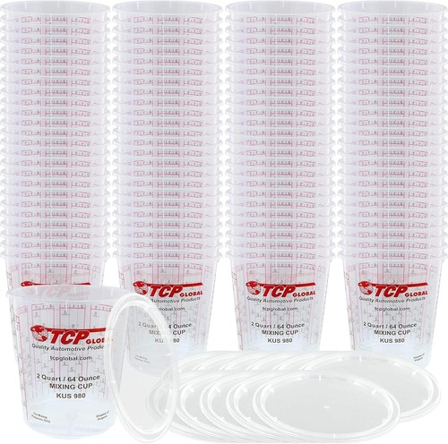 Paint Mixing Cups Plastic Measuring Cup Epoxy Resin, Disposable or Reusable, ... - Picture 3 of 7