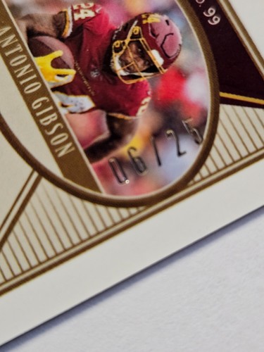 2022 Legacy Antonio Gibson #99 Emerald Premium Edition Mini #'d /25 Commanders - Picture 3 of 3