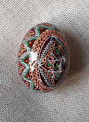 Holz Ostereier handgemachte ukrainische Pysanky Pysanka Easter Eggs 2,5''