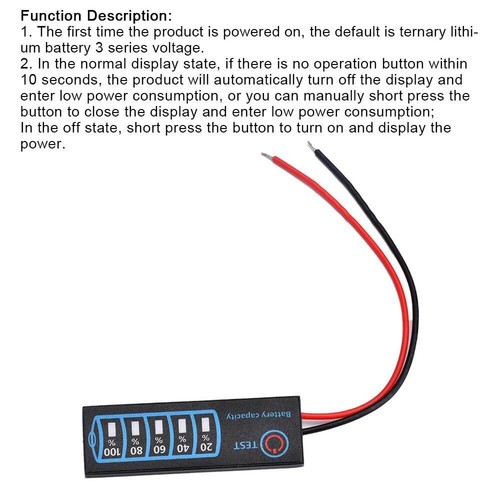 4615 DC5-30V 3-Serie intelligente LED Batteriekapazität Anzeigeplatine 3 Modus. - Bild 7 von 13