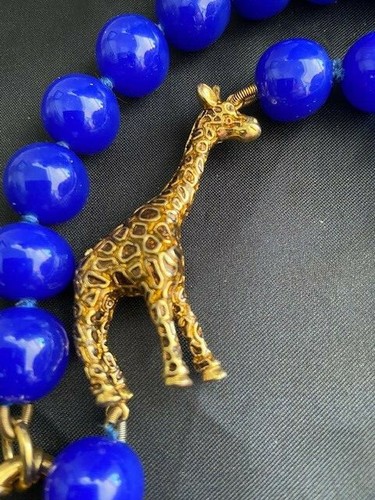 J.Crew Gold Giraffe Beaded Necklace | eBay