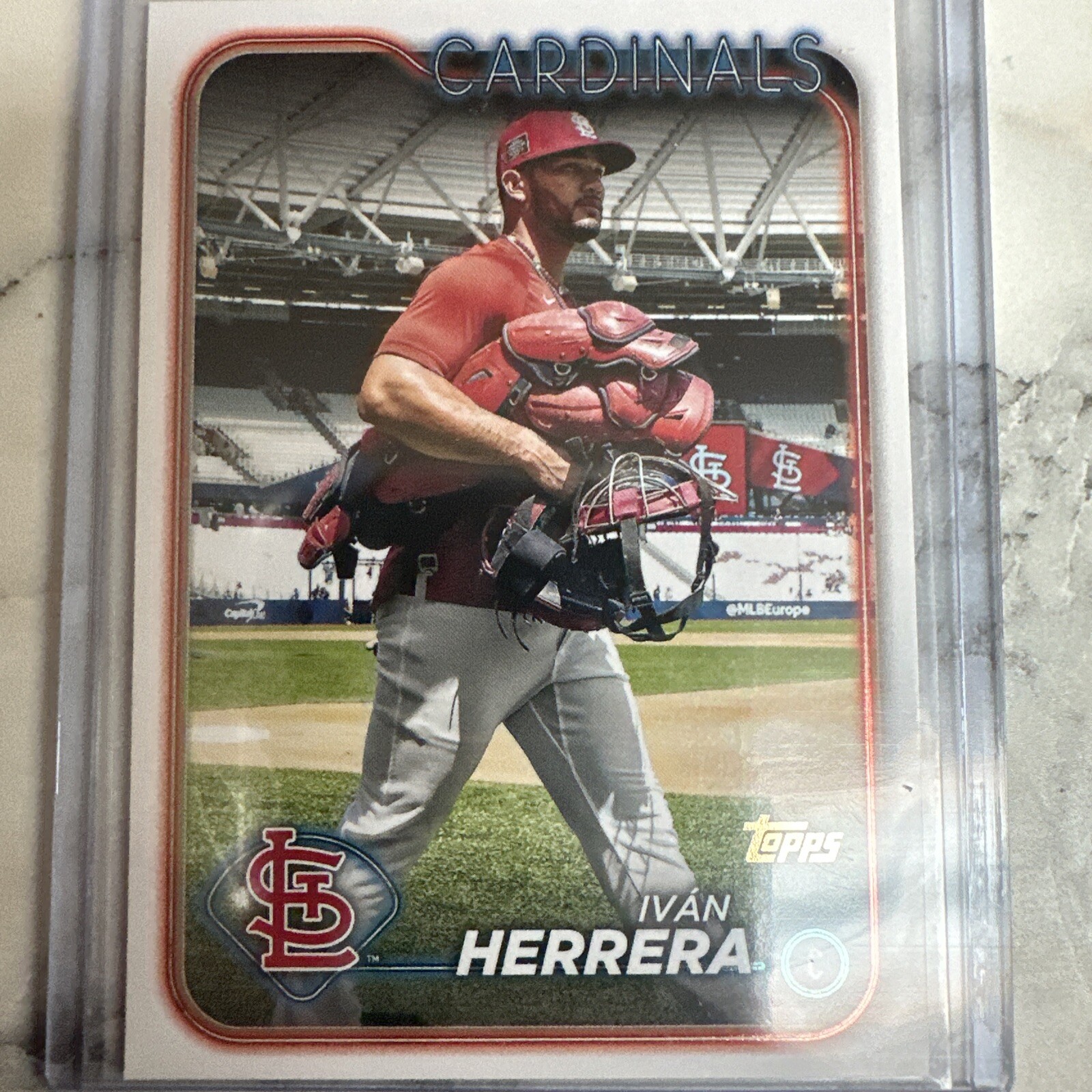 Ivan Herrera 2024 Topps Series 2 Golden Mirror Variation #681 Cardinals