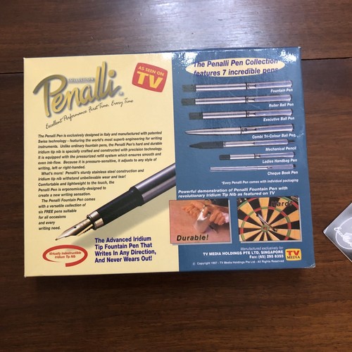 Penalli ~ Sammlung ~ 6 +1 Stift Set plus Tinte Nachfüllpackung 1997 NUR FÜR TEILE - Bild 7 von 18