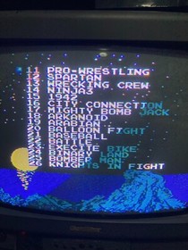 Famicom NES Game 82in1 (IC Chips / Re-printed label / Defected on Shell)