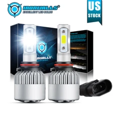 For Jeep Grand Cherokee 1999-2017 9005 High Beam LED Headlight Bulbs 6500K White