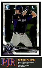 2018 Bowman Chrome #BCP13 Sam Hilliard Colorado Rockies  BUY 4 - 35% OFF