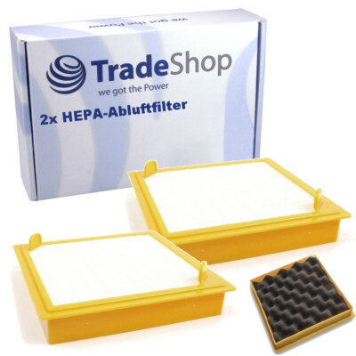 2x HEPA-Abluftfilter für NILFISK C10 NILFISK C110 NILFISK C118 NILFISK C120