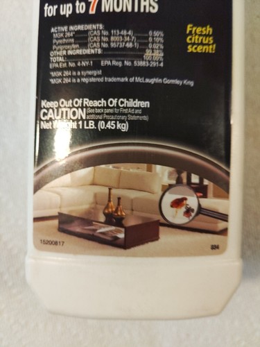Flea Beater 7 Carpet And Upholstery Powder - Picture 4 of 6