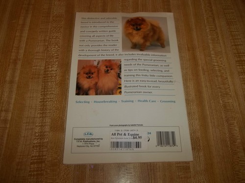 Guide to Owning a Pomeranian by Vikki Ellmann ( Paperback) ASPCA Seal of Approva - Picture 7 of 7