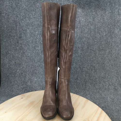 Stivali Vince Camuto donna 5,5 Pedra alti sopra il ginocchio marroni in pelle NUOVI - Foto 4 di 11
