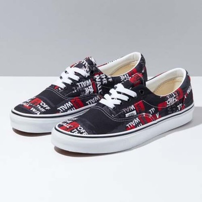 vans red white and black