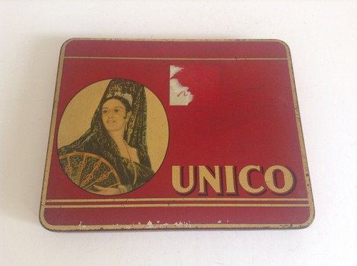 Ancienne boite en métal fer Cigares UNICO  - Picture 1 of 6