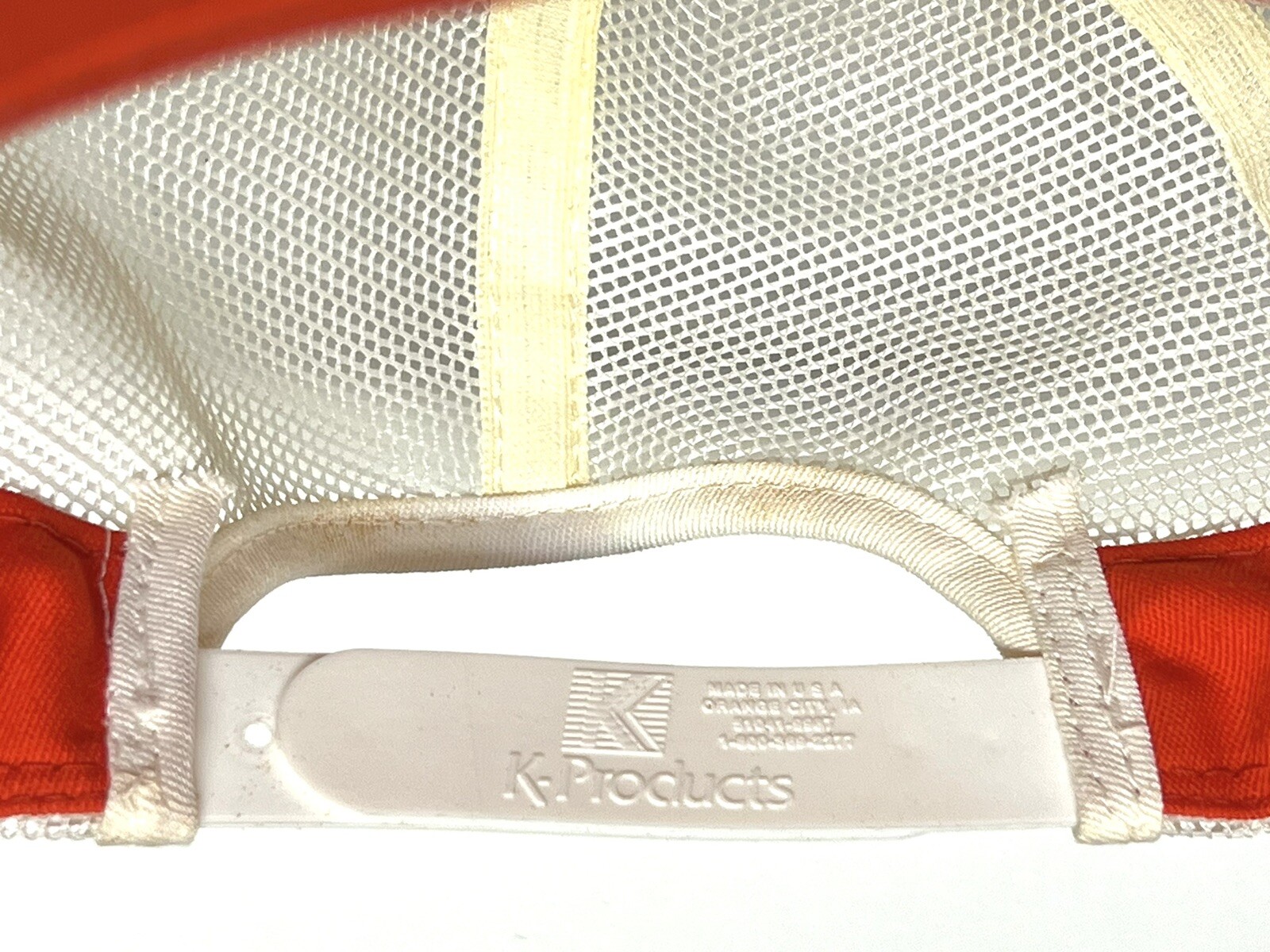 Vintage KProducts HERRING NATIONAL BANK TX Trucker Hat Cap Patch