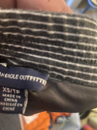 American Eagle Maxi Skirt striped Size XS Pull On Stretch Knit Slit  - Picture 6 of 7