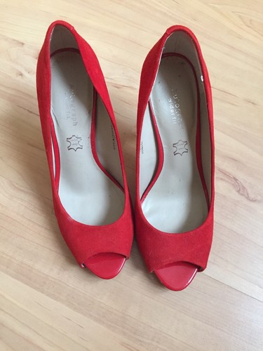 Stiletto Marks Court Suede And Leather Red Shoe 5 Spencer Ladies Size Autograph Sx0raqS