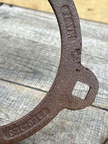 Two Salvage Rust Ductile Iron Pipe Rings, 5 Bolt Holes Smith Blair Texarkana AR - Picture 10 of 22