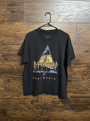 The Vinyl Icons Def Leppard T-shirt Pyromania World Tour M