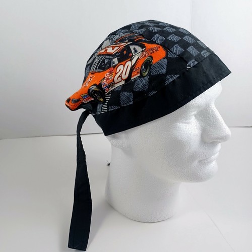 Nascar Tony Stewart Biker Bandana -Durag -Home Depot No. 20 -Tie Back -Vintage - Picture 11 of 11
