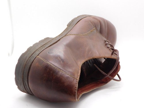 Born Causal Footwear Distressed Leather Shoes Lace Up Closed Toe US Size 12M - Picture 9 of 10