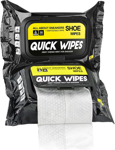 Shoe Wipes Pack of 2 Total 60 Pcs Sneakers Cleaning Quick Wipes Removing Dirt an