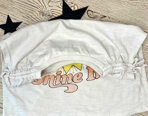 PEEK KIDS Vintage Look Graphic Sun Tee & Matching Shorts Set Girls’ Size 6-7 EUC - Picture 6 of 13