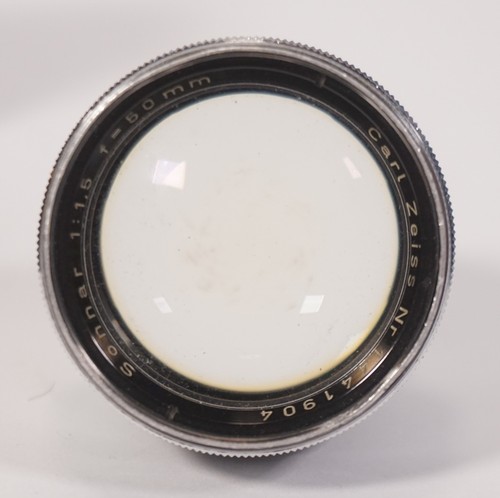 Vintage Contax IIa Zeiss Ikon Camera Carl Zeiss Sonnar 1:1.5 F=50Mm SW-THV - Picture 7 of 12