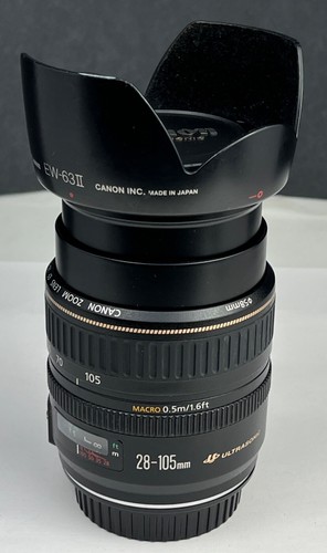 Canon EF 28-105mm f/3.5-4.5 II USM Ultrasonic Zoom Caps Promaster UV Soligor - Picture 3 of 14