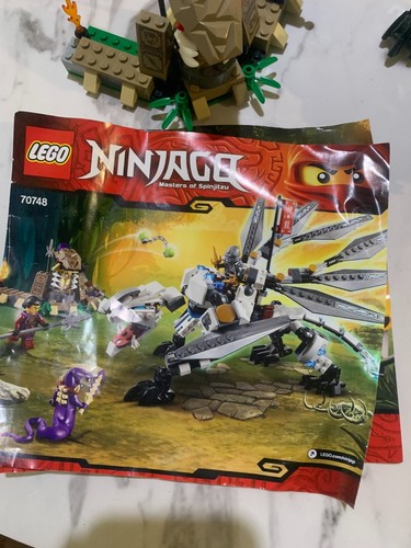 LEGO Ninjago Torneo de los Elementos Set 70748 Titanio Dragón Casi Completo - Imagen 4 de 18