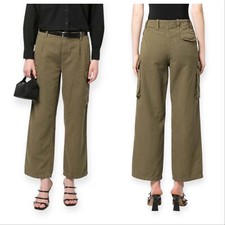 NILI LOTAN Yannic cargo pants, Olive Green, Size 0, New with tags