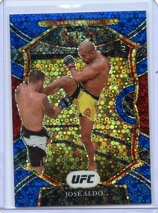 2021 Select UFC Prizms Blue Disco #65 Jose Aldo 33/99