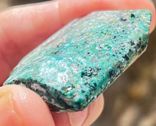 Rough Authentic Green Blue Arizona Untreated Turquoise 189cts - Picture 2 of 10