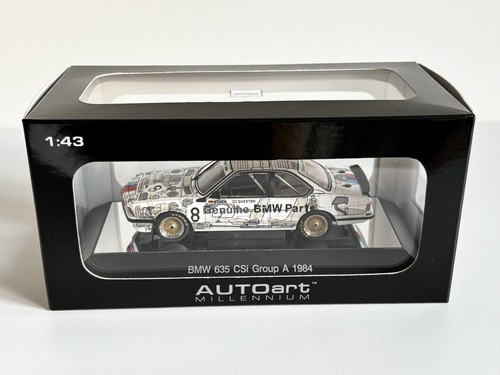 Super Rare 1:43 AUTOart 1984 BMW E24 635 CSi Group A Racing in Mint Condition!! - Picture 2 of 15
