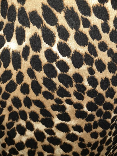 INC International Concepts Plus Size 2X A-Line Dress Black Brown Leopard Stretch - Picture 2 of 4