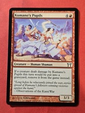 2004 Magic The Gathering Champions of Kamigawa #177 Kumano's Pupils, UC NF, cd9