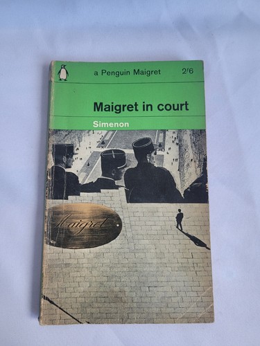 Maigret In Court von Georges Simenon - 1. Pinguinverbrechen 1965 Vintage PB selten
