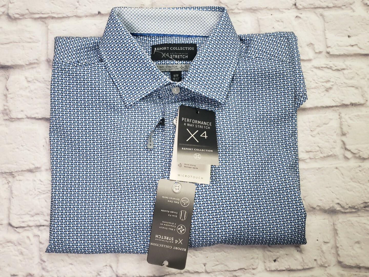 report collection 4 way stretch slim fit