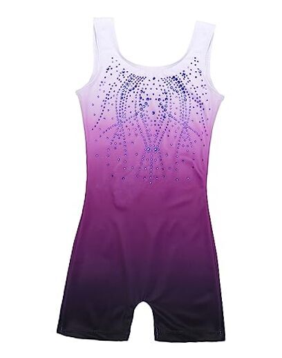 Leotards for Girls Gymnastics with Shorts Color 7-8 Years